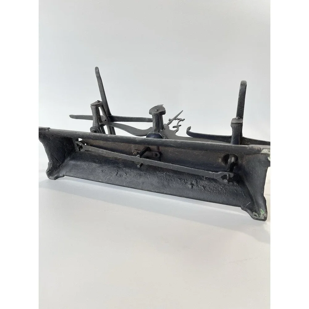 Antique Balance Scale  3 Kilo French  Made Cast Iron Possibly From Late 1800s